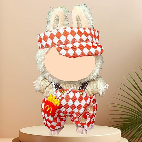 4 Pack—17cm Doll Clothes,Premium Doll Outfit with Accessories,Doll Princess Skirt,Cute Clothes Outfit for 17cm Dolls,End Dolls Fashion Clothing Set(No Dolls and Shoes) (Set K)