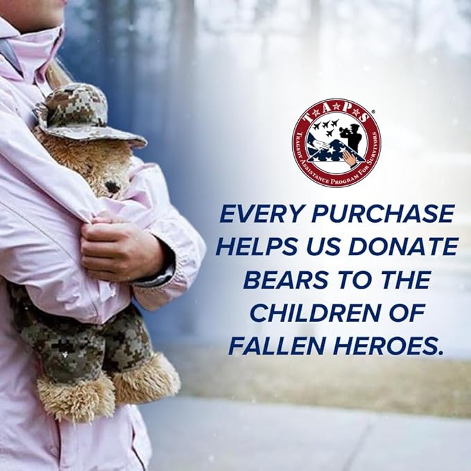 ZZZ Bears Sheriff Teddy Bear, Comforting Gift for Sheriff Kids, Provides Comfort & Sense of Security During Separation