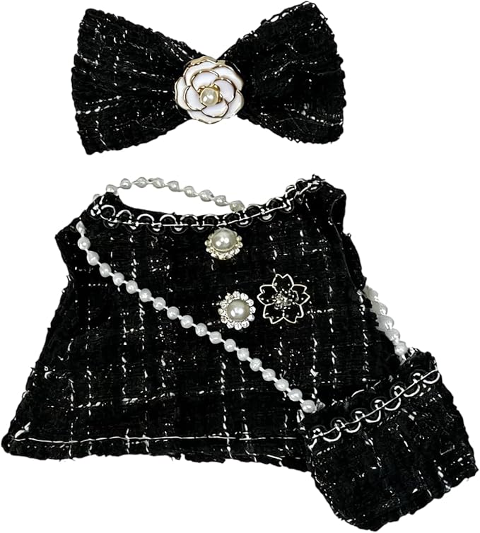 17cm Doll Clothes Set Luxurious Chic Fashion Ensemble with Stylish Accessories for Adorable 17cm Dolls Soft Fabric Dress-Up Sets with Playful Designs, Easy to Wear (Doll Not Included)