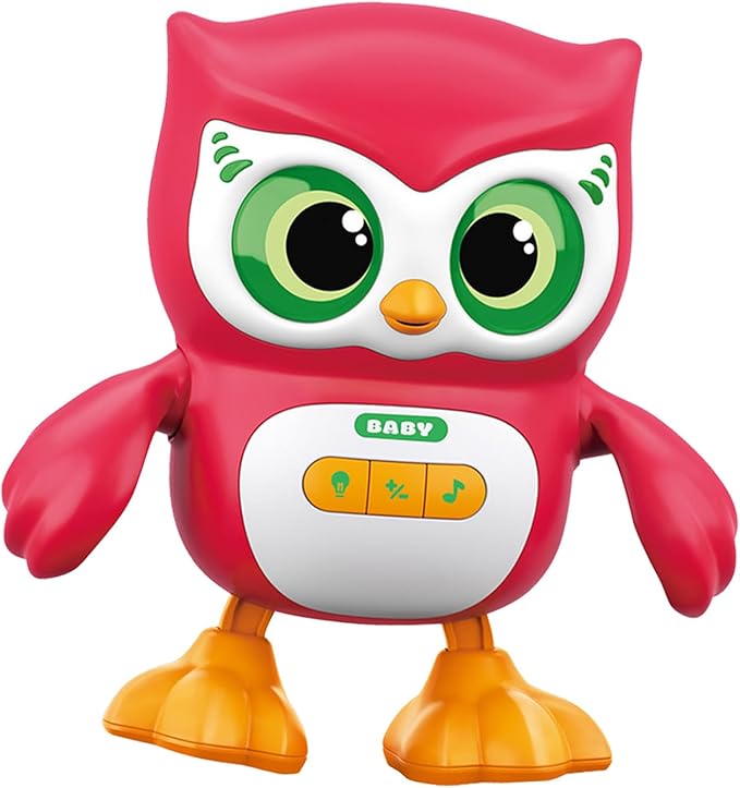 Kids Education Music Dancing Owl Toy, Baby Crawling Musical Dancing Toy for 3-12 Months Toddlers, with Lights, Music and Dance, Birthday Gift for Boys and Girls