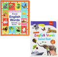 My First English Words Sound Book – 470+ Words, Audio Books for Kids Leap Frog 100 Book English Learning Talking Interactive Toddlers Early Educational Electronic Musical Toy(Two-Book Set)