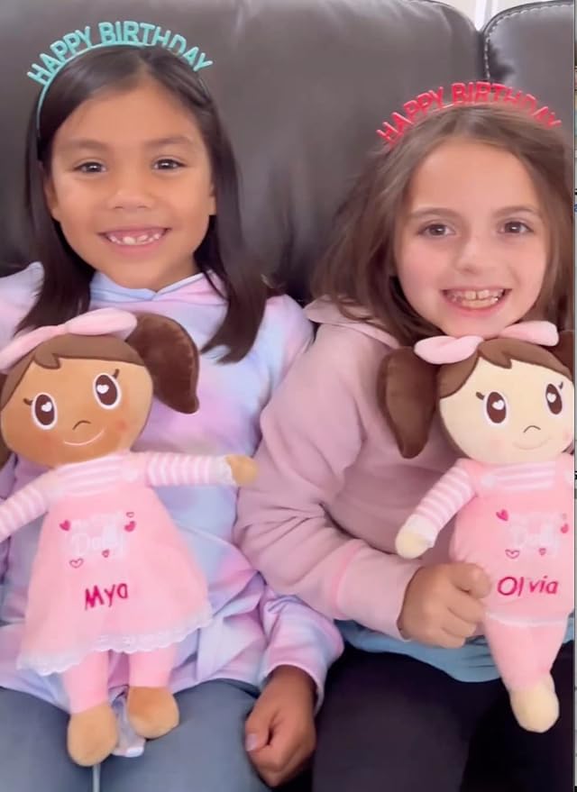 DIBSIES Personalized My First Dolly (Brunette Light Skin Tone)