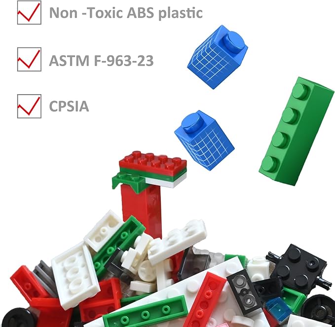 8‑Pack Vehicle Building Blocks, Party Favors for Kids, Individually Packaged Blind Boxes, Prizes for Kids Classroom, Perfect for Christmas Birthday Gifts for Boys