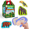 My First Puzzle Montessori Toy | 12 Graded Farm Animal Puzzles (2‑5 Piece Levels) | Montessori Puzzles for Fine Motor Skills & Early Learning | First Puzzle for Toddlers 3+ Year Old