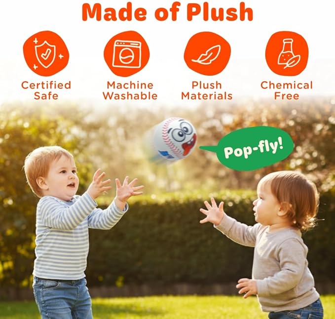 Move2Play, Hilariously Interactive Toy with Music & Sound Effects | Birthday Gift for Boy & Girl | Ball for Toddler & Baby | 6, 12, 18+ Months | 1, 2, 3+ Year Old