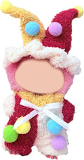 17CM Doll Clothes Set Colourful Hat + Jumpsuit, Fashion Cute Dress-Up Clothes for Doll Accessories Outfit(No Doll Included)(LBB Clothes 6)
