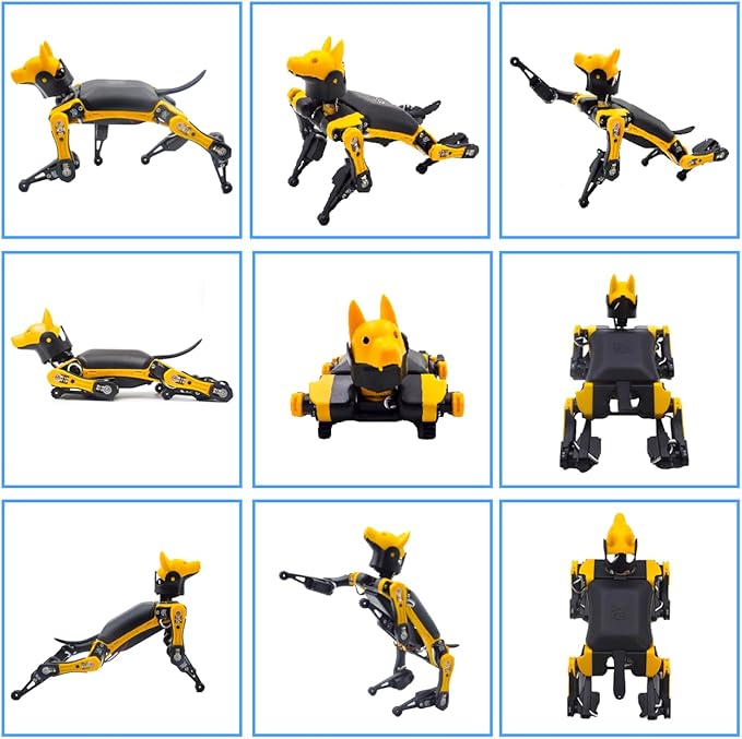 Petoi Robot Dog Bittle X V2 Alloy Servo (Construction) | Robotics Kit | Coding Smart Robot Kit, Voice Control, Programmable Quadruped Robot, Open Source, STEM & Robotics Education