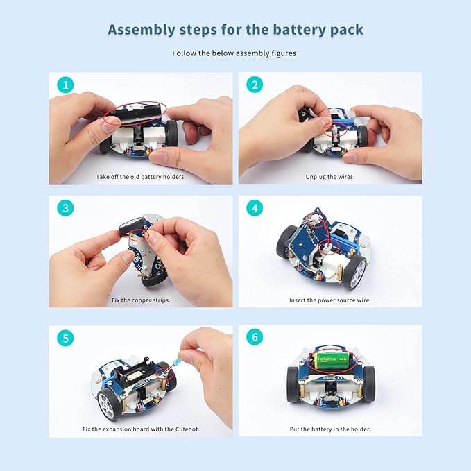 ELECFREAKS microbit Lithium Battery Pack for microbit Smart Cutebot Car