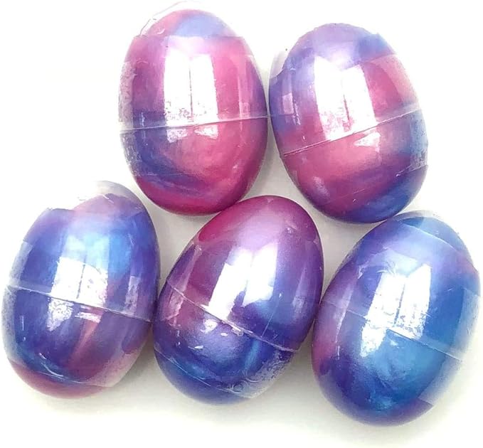 Anditoy 5 Pack Slime Eggs Stress Relief Toys for Kids Boys Girls Christmas Stocking Stuffers Gifts Party Favors (Blue+Pink+Purple)