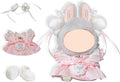 3-Piece Clothes for 17cm/15cm Doll, Cute Outfit Set with Headwear, Dress, Shoes, Stylish Adorable Dolls Accessories for Display & Dress-Up (No Doll)