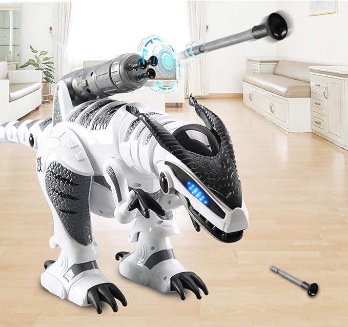 Fistone RC Robot Dinosaur Intelligent Interactive Smart Toy Electronic Remote Controller Robot Walking Dancing Singing with Fight Mode Toys for Kids Boys Girls Age 5 6 7 8 9 10 and Up Year Old