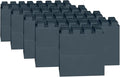 EverBlock 12' x 6' Full Size Plastic Modular Bulk Pack | Giant Building Blocks | Easy to Connect & Reuse | Indoor & Outdoor Use | Build Displays & Structures | Dark Gray