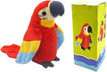 Talking Parrot Plush Toy, Repeat What You Say Funny Kids Stuffed Toys, Birthday Gift Kids Early Learning Animal Toy Electronic Toy