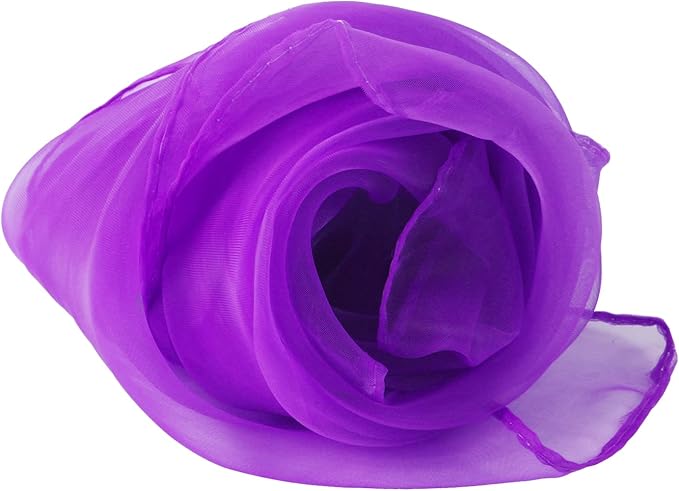 Larcele 12 Pieces Juggling Dance Scarf for Performance Prop Accessory 24 x 24 inches WDSJ-02