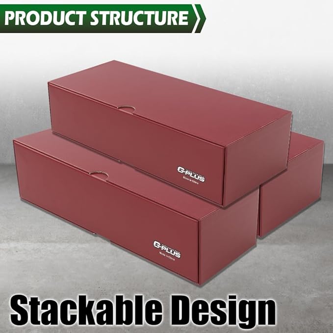 GRAND ORANGE Slotted Graded Card Boxes Slat Storage Boxes Red Hold 26 PSA Graded Cards