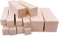 Thiecoc Basswood Carving Blocks - 12 Pcs Basswood for Wood Carving and Whittling