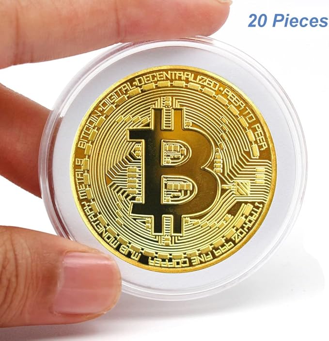 20pcs Clear Plastic Coin Capsules, Coin Collection Case of 5 Size with Adjustable Gasket for Coin Collection American Silver Eagle Liberty Coin &JFK Half Dollar & Bitcoin (19/21/25/30/40mm)-20pcs