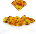 Niceup 26PCS Orange Fake Diamonds Big Gem Toys, 1.5in Pool Diving Gems Acrylic Plastic Gemstones for Kids, Party Décor Jewels Treasure Hunt Hiding Sensory Bin Filler Toys Craft Supplies