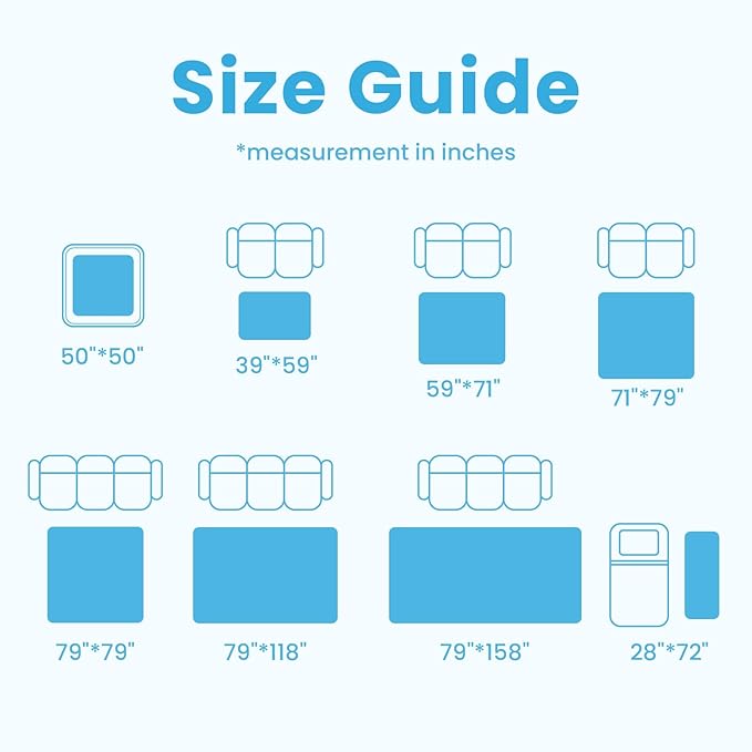 1.3" Thick Baby Play Mat for Floor Playpen, 50x50 Foam Tummy Time Mat, Padded Support Soft Plush Nursery Rug for Infant Kids Toddler Crawling Kick Activity (Royal Blue)