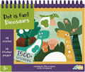 DINO MINI Dot is Fun! - Imaginative Paint by Sticker Kit for Kids - Dot Art Sticker Book for Toddlers 3-5 - Stocking Stuffers for Kids - Sticker Art Book for Toddlers (Dinosaurs)