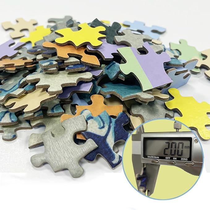 MaxRenard Game 1000 Pieces Jigsaw Puzzle for Adult Fine Art Collection Toy The Great Wave Off Kanagawa Puzzle
