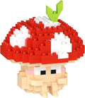 Hide Mushroom Mini Cute Mushroom Animals Building Toy Set Adorable Plant Blocks for Creative Play Bonsai Botanical Collection