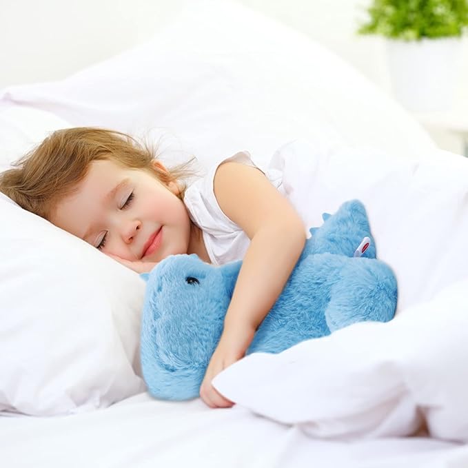 Blue Dinosaur Stuffed Animals for Boys, 9" Soft Stuffed Dinosaur Plush for Baby Shower, Cute T-rex Toy for Toddlers, Girls, Preschool, Party Decoration, Birthday Xmas Gifts for Grandkids