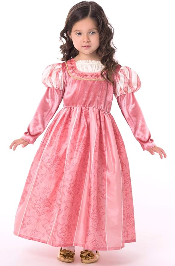 Little Adventures Coral Renaissance Princess Dress Up Costume for Girls