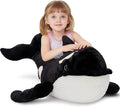 MorisMos 31.5Inch Orca Stuffed Animal, Soft Killer Whale Shark Plush Toy Orca Whale Plush Sea Animal Fish Doll for Kid
