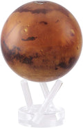 MOVA Mars Globe – 4.5” Rotating Planet Model for Space Decor and Astronomy Gifts | Solar-Powered Motion | No Batteries or Cords Needed