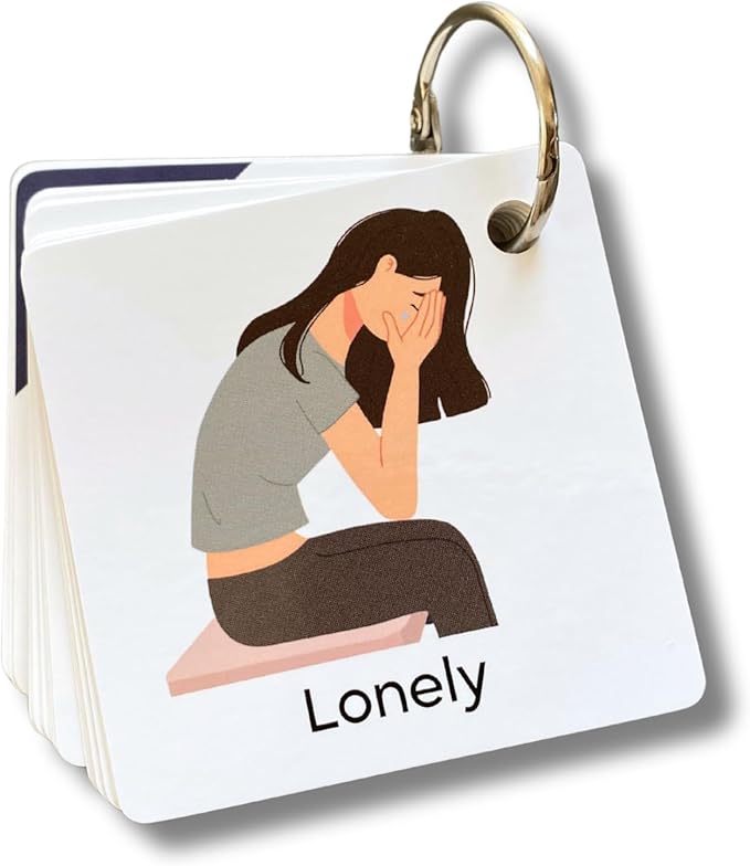 Feelings and Emotions Flash Cards, Communication Aid, Autism Communication Cards, Emotional Learning Cards