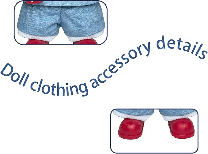 17cm Doll Clothes Set Fashion Doll Clohtes with Accessories of Doll Clothing Suitable for Various Outfits of Dolls (Style K)