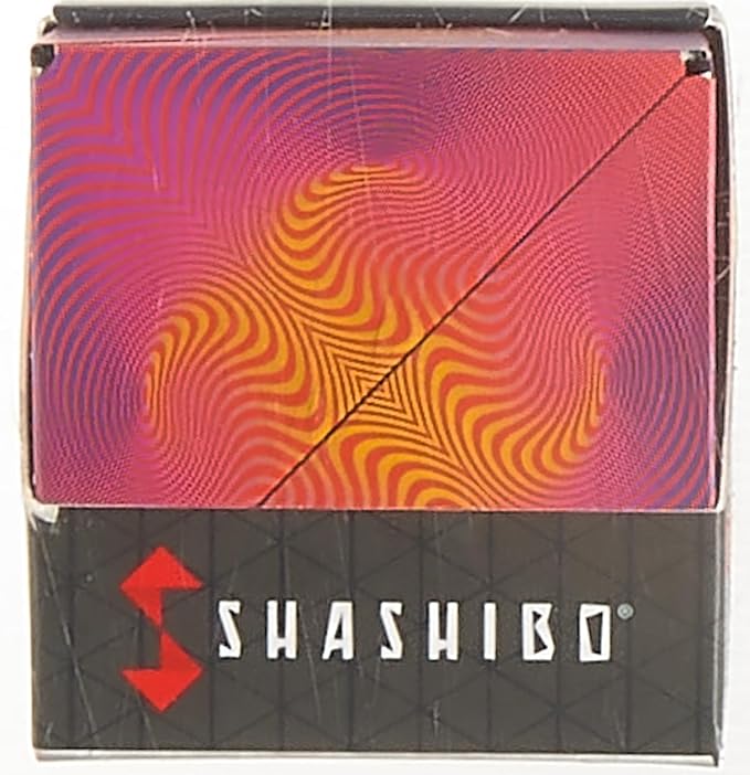 Shashibo Shape Shifting Box - Award-Winning Fidget Toy w/ 36 Rare Earth Magnets - Fidget Cube Transforms Into Over 70 Shapes, Sensory Toy Gift for Kids, Teens, and Adults (Optical Ilusion)