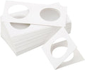 PATIKIL 2x2 Coin Flips, 350 Pack 33mm Cardboard Coin Holder Paper Coin Holders for Coin Collection Supplies Collector, White