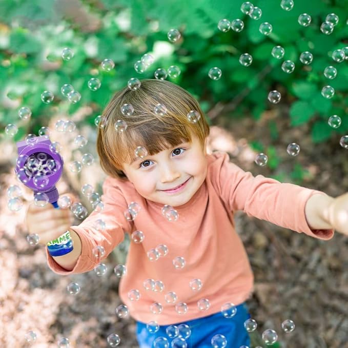 ArtCreativity Bubble Hammer for Kids, 1 Piece, Automatic Bubble Machine for Kids with Bubble Solution Included, Handheld Bubble Maker Toy for Bigger and Easier Bubbles, Great Gift Idea