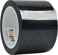 WOD MPFT2 Black Metalized Polyester Mylar Film Tape with Acrylic Adhesive, 3 inch x 72 yds. Vibrant Mirror Black Tape, Decor Tape for Detailing Accent Wall, Graphic Arts, Car and Boat Trim