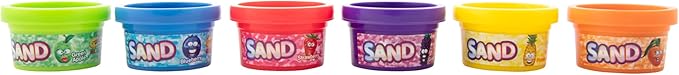 Crayola Silly Scents Play Sand – 60 Mini 1oz Tubs of Moldable Sensory Sand in 6 Bright Colors | Halloween Party Favors, Trick or Treat Goodie Bags, Classroom Prizes, Sensory Toys, Christmas Gifts