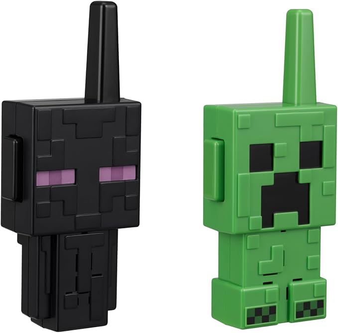 eKids Minecraft Walkie Talkies for Kids, Indoor and Outdoor Toys Designed for Fans of Minecraft Toys