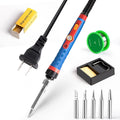 Soldering Iron Kit, 60W 110V Soldering Welding Kit with Ceramic Heater, 10 in 1 Adjustable Temperature Welding Tools, Solder Irons Pen for Metal, Jewelry, Electric Repairing, DIY