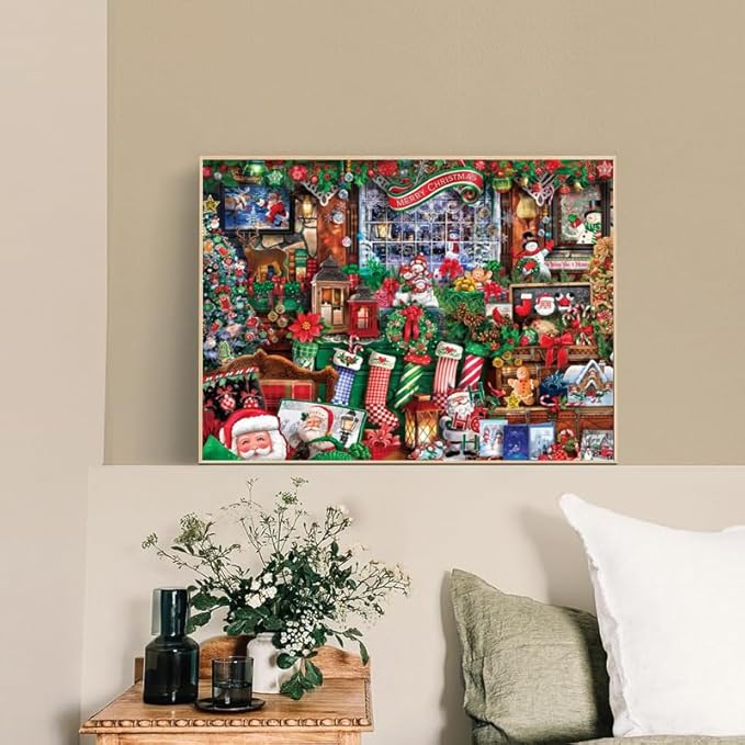 500 Piece Puzzles for Adults Green Christmas 20.5 x 15 Inch 500 Piece Jigsaw Puzzles for Adults Christmas Puzzles 500 Pieces for Adult