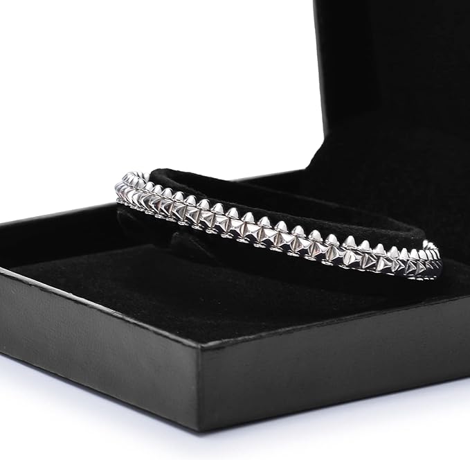 Oirlv Black Velvet Bracelet Gift Box,Jewelry Bracelet Bearer