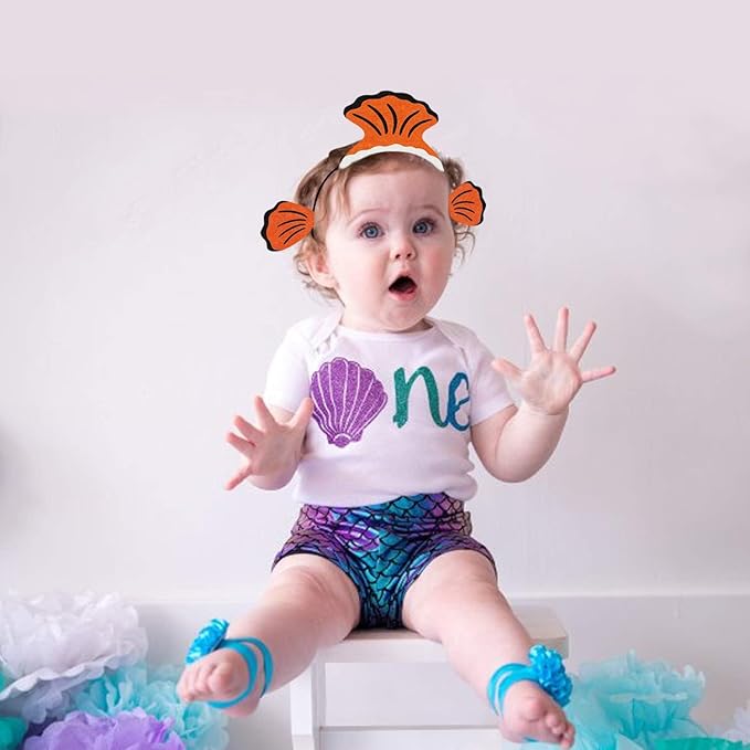 CiyvoLyeen 12Pcs Sea Animal Party Headband Under the Sea Themed Birthday New Year Party Favors for Students Costumes Dress-up Party