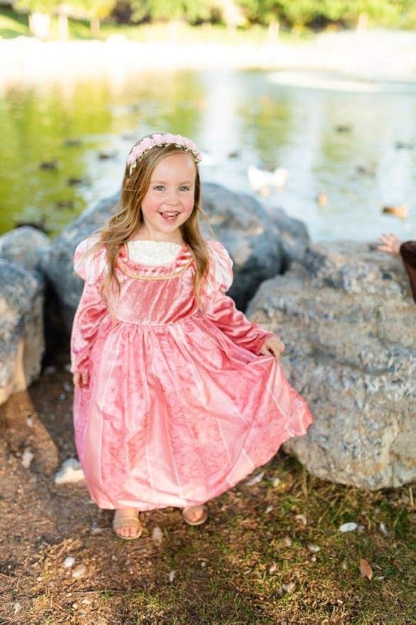 Little Adventures Coral Renaissance Princess Dress Up Costume for Girls