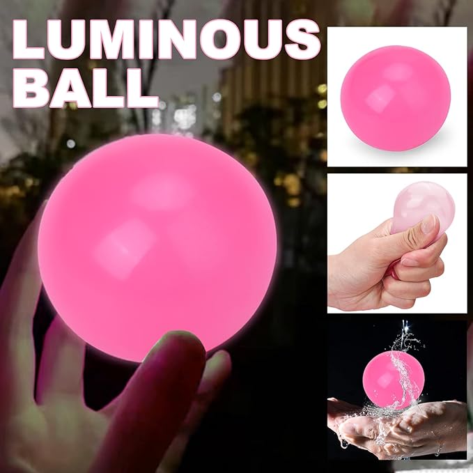 Stress Balls Set, Squishy Stress Ball, 8 Pack Stress Relief Ball for Adults, Squeeze Ball for Anxiety and Stress Relief