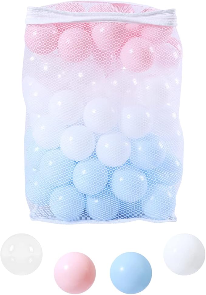 Ball Pit Balls Plastic Balls for Ball Pit Phathalate Free BPA Free Plastic Balls 100pcs 2.2" Set for Toddlers for Play Tent Tunnel