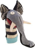Cate & Levi - Hand Puppet - Premium Reclaimed Wool - Handmade in Canada - Machine Washable (Elephant)