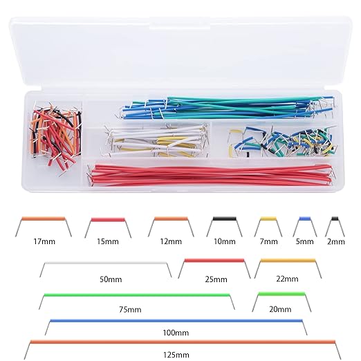 Breadboard Jumper Wires Kit 1Pcs 830 Breadboards 1PCS 400 Breadboards +65pcs Flexible Breadboard Jumper Wires +140pcs Jumper Wires+1pcs Tweezer for Arduino Raspberry Pi