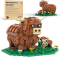 Highland Cow Building Set, Farm Animal Toy Brick Kit, Creative Scottish Cattle Model for Adults & Kids, STEM Educational Gift for Boys & Girls Age 6+