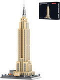 Empire State Architecture Model Building Block Set for Adults New York's World Famous Landmark Architectural Toys Gift Kids and 1570 Pieces