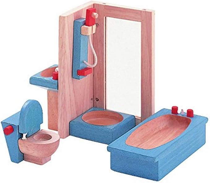 PLAN TOYS Dollhouse Furniture - Neo Bathroom